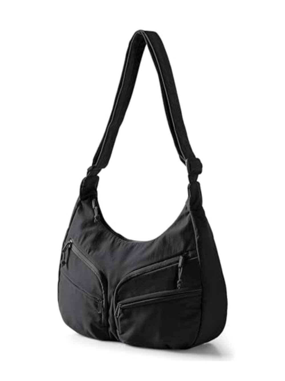 Lightweight Taslan Crossbody Bag RFID Blocking Bottle Holder 12L